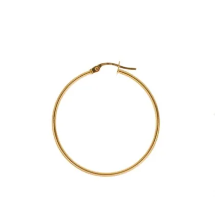 Zdjęcie Piękne błyszczące okrągłe kolczyki 60 mm