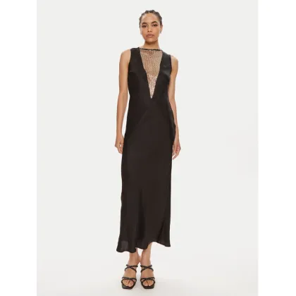 Zdjęcie ROTATE Sukienka koktajlowa Arianna 112540100 Czarny Slim Fit