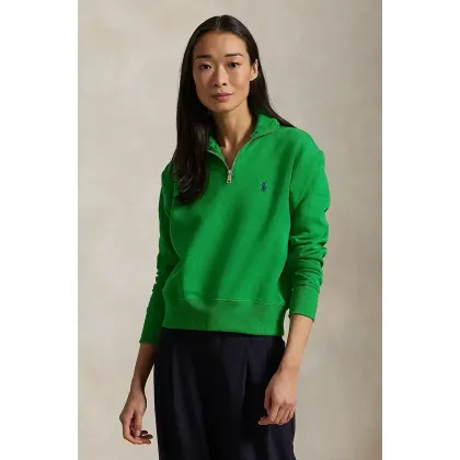 Zdjęcie Polo Ralph Lauren bluza damska kolor zielony gładka 211851659