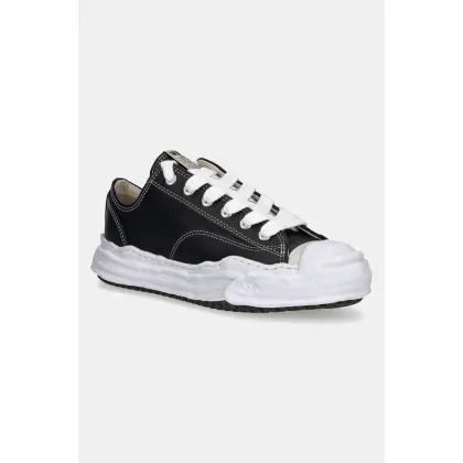 Zdjęcie Maison MIHARA YASUHIRO tenisówki skórzane Hank Shoes kolor czarny A05FW704