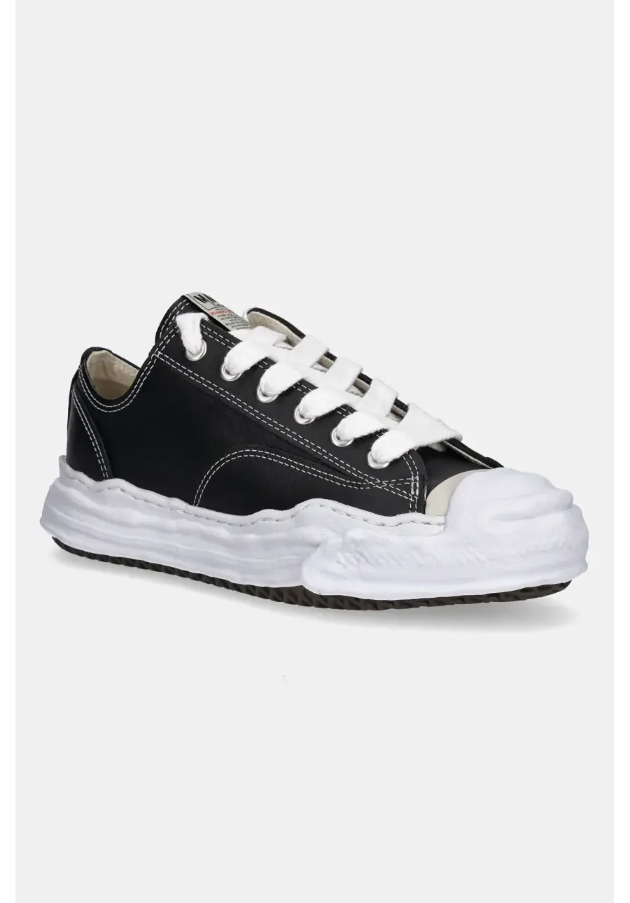 obrazek 1 Maison MIHARA YASUHIRO tenisówki skórzane Hank Shoes kolor czarny A05FW704