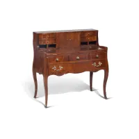 Zdjęcie Prowansalski sekretarzyk z drewna wiśniowego