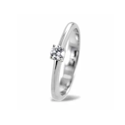 Zdjęcie Mały pierścionek Solitaire z diamentem 0,10 karata