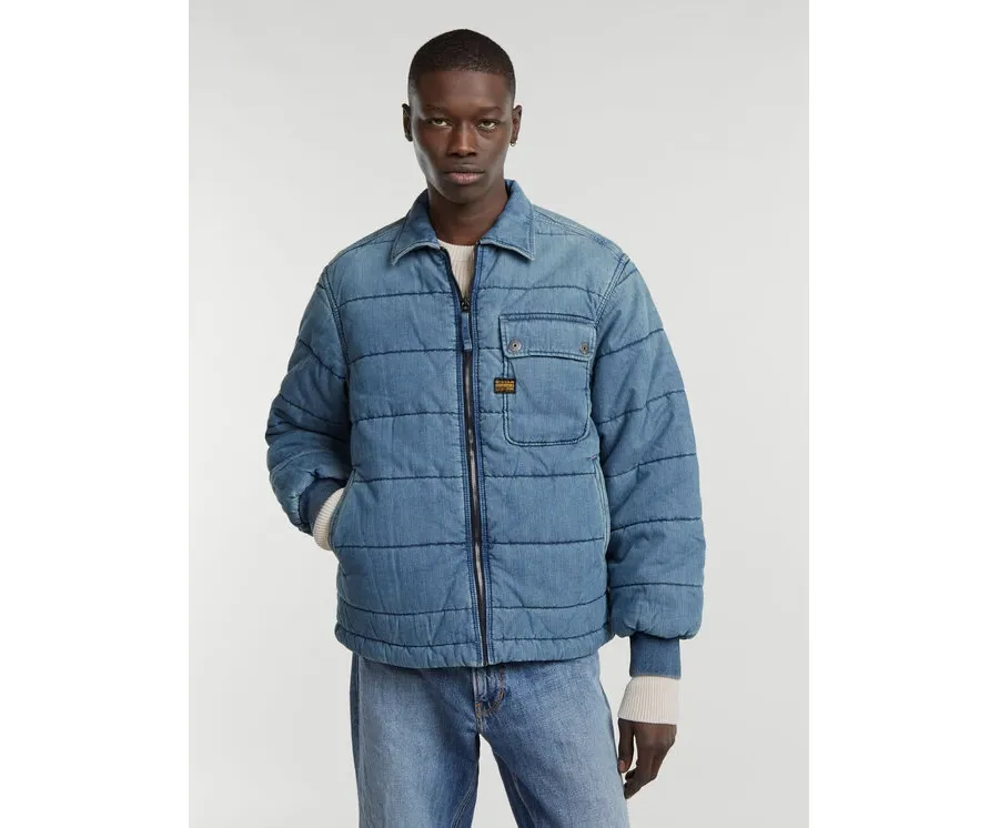 obrazek 1 G-Star Raw Kurtka jeansowa D25201-D777 Niebieski Regular Fit