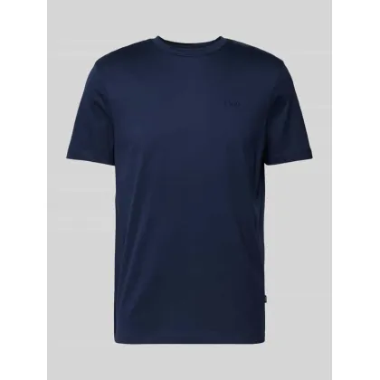 Zdjęcie T-shirt z prążkowanym, okrągłym dekoltem model ‘Cosmo’