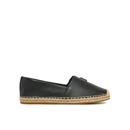 Zdjęcie Tommy Hilfiger Espadryle Th Logo Leather Espadrille FW0FW08540 Czarny
