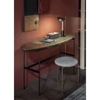 Zdjęcie Gustowne owalne biurko do eleganckiego gabinetu