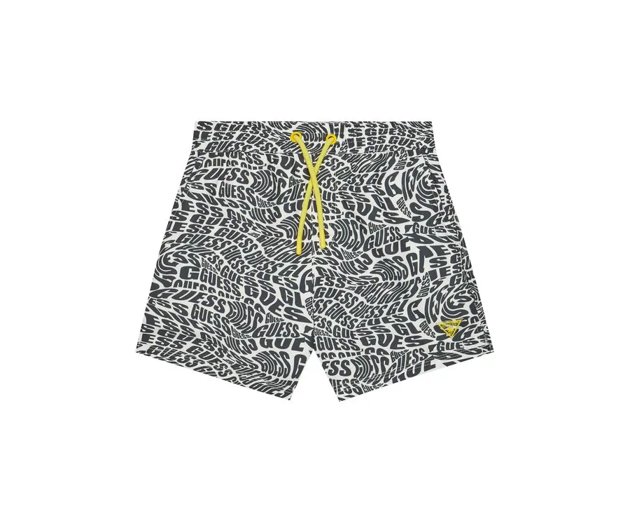 obrazek 1 Guess Szorty kąpielowe L5GZ01 WG2D2 Czarny Regular Fit