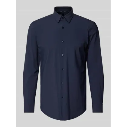 Zdjęcie Koszula biznesowa o kroju slim fit z drobnego twillu z dodatkiem streczu