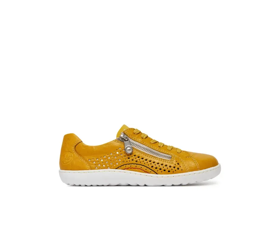 obrazek 1 Rieker Sneakersy 52824-68 Żółty