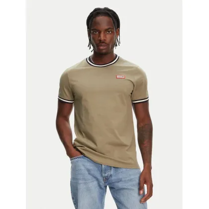 Zdjęcie Hunter T-Shirt Eigg Ringer HARM0032251 Khaki Regular Fit