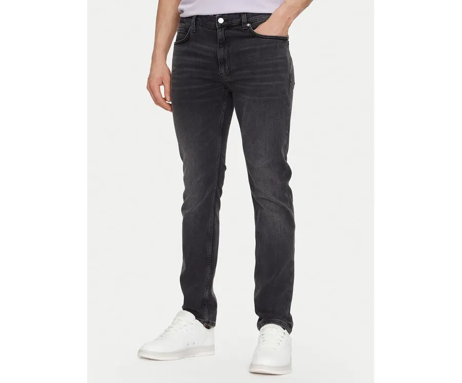 obrazek 1 HUGO Jeansy 50530591 Szary Extra Slim Fit