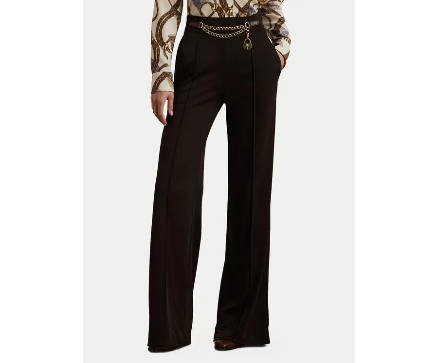 obrazek 1 LAUREN RALPH LAUREN Spodnie materiałowe 200953573001 Brązowy Wide Leg