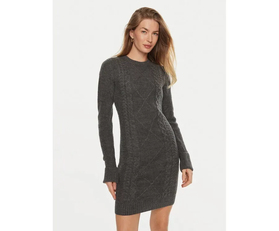 obrazek 1 Guess Sukienka dzianinowa Serena W4BK17 Z3HW0 Szary Regular Fit