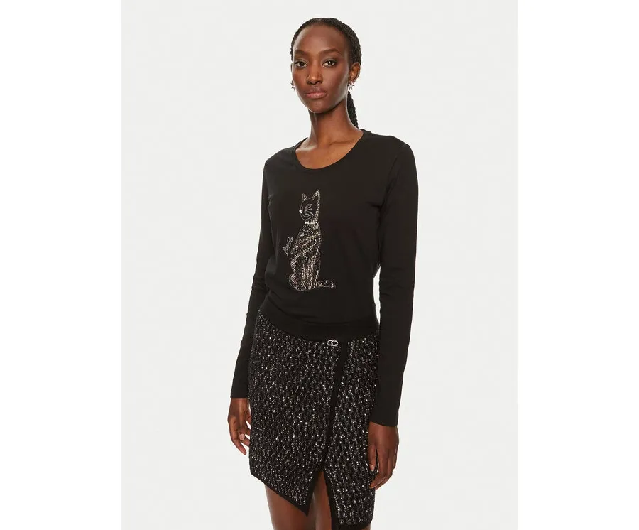 obrazek 1 Liu Jo Bluzka WF4568 J5904 Czarny Regular Fit