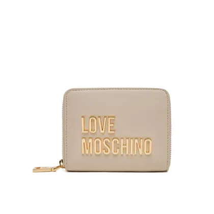Zdjęcie LOVE MOSCHINO Mały Portfel Damski JC5613PP1MKD0110 Beżowy