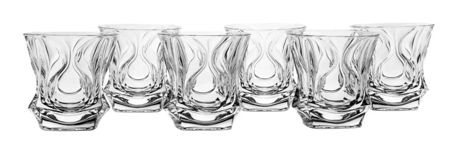 obrazek 1 Urzekający zestaw 6 szklanek do whisky od czeskiej marki