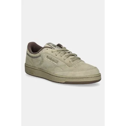 Zdjęcie Reebok sneakersy zamszowe Club C 85 kolor zielony 100201183