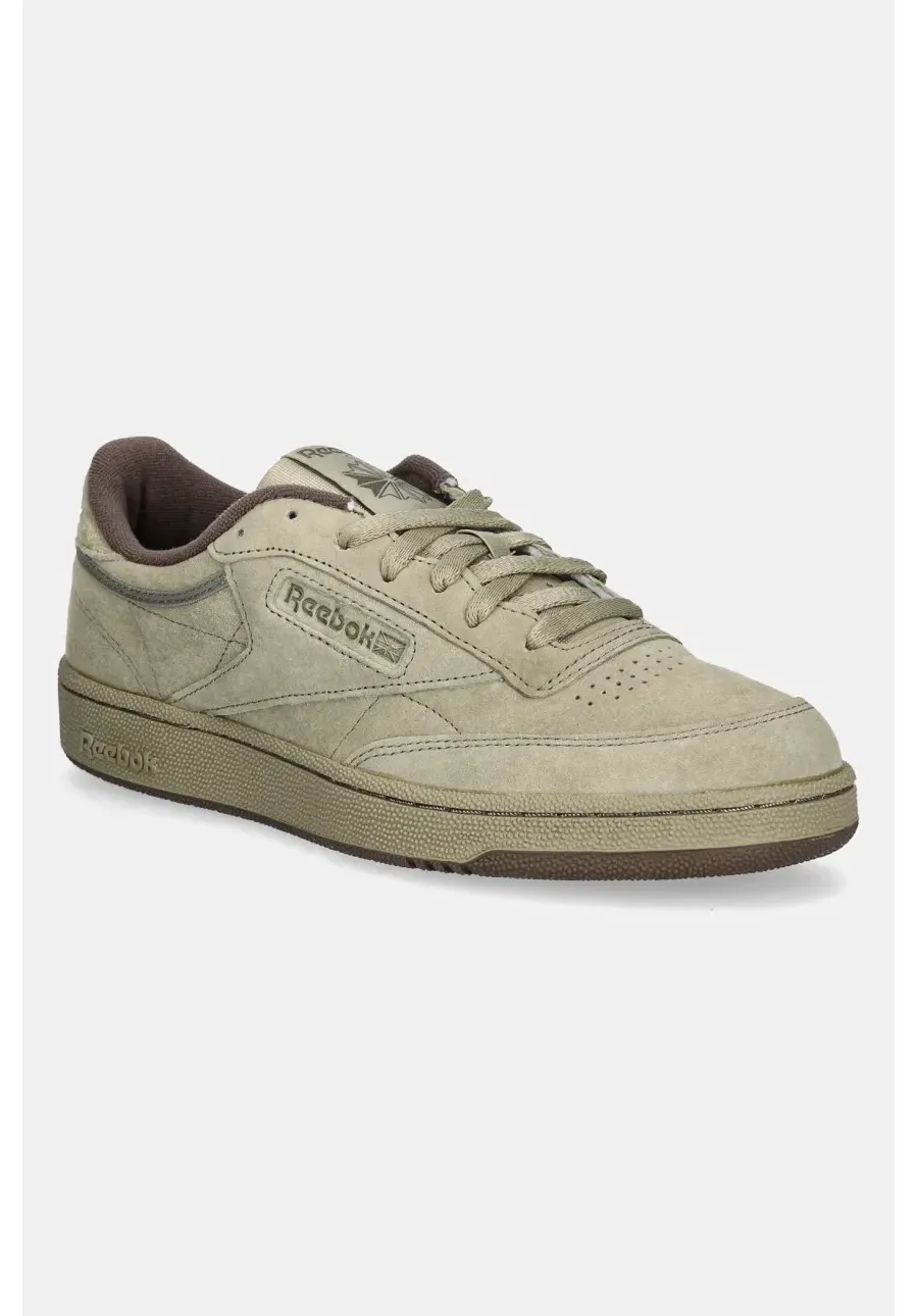 obrazek 1 Reebok sneakersy zamszowe Club C 85 kolor zielony 100201183