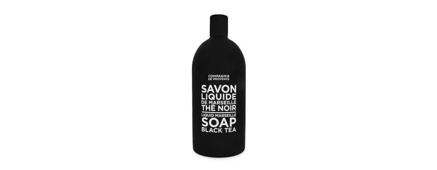 obrazek 1 La Compagnie de Provence Black & White Black Tea Liquid Soap Marseille Refill Mydło w płynie 1000 ml