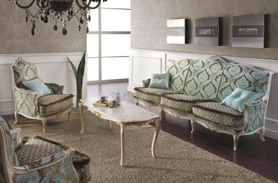 obrazek 1 Prestiżowa trzyosobowa sofa w stylu antycznym - Morello Gianpaolo