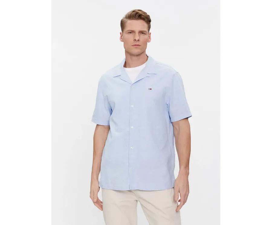 obrazek 1 Tommy Jeans Koszula Camp DM0DM18963 Błękitny Regular Fit