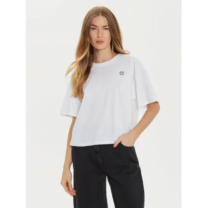 Zdjęcie TWINSET T-Shirt 242TP2521 Biały Loose Fit