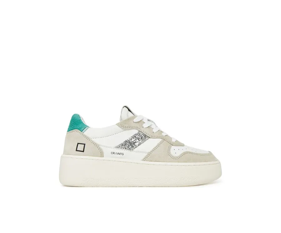 obrazek 1 D.A.T.E. Sneakersy Court W421-CP-VC Biały