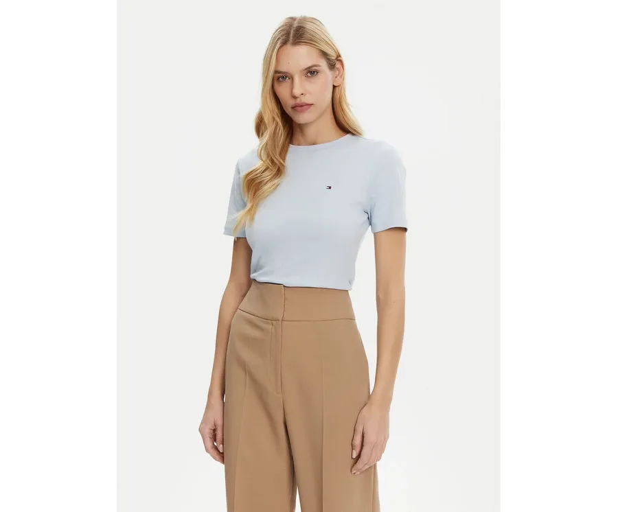 obrazek 1 Tommy Hilfiger T-Shirt New Cody WW0WW40587 Błękitny Slim Fit