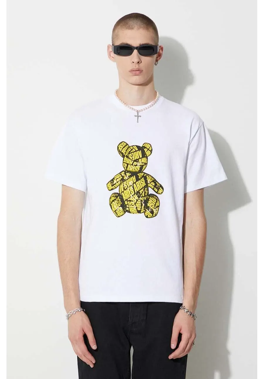 obrazek 1 Aries t-shirt bawełniany kolor biały z nadrukiem