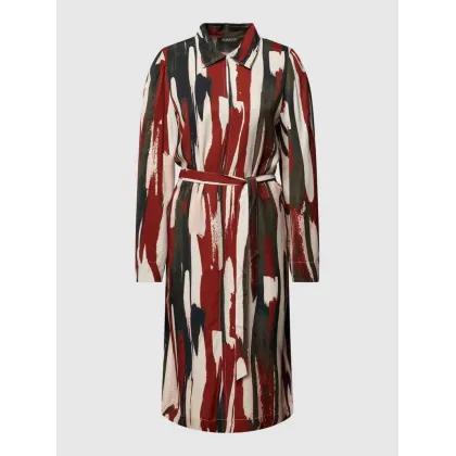 Zdjęcie Sukienka koszulowa ze wzorem na całej powierzchni model ‘Maddie’