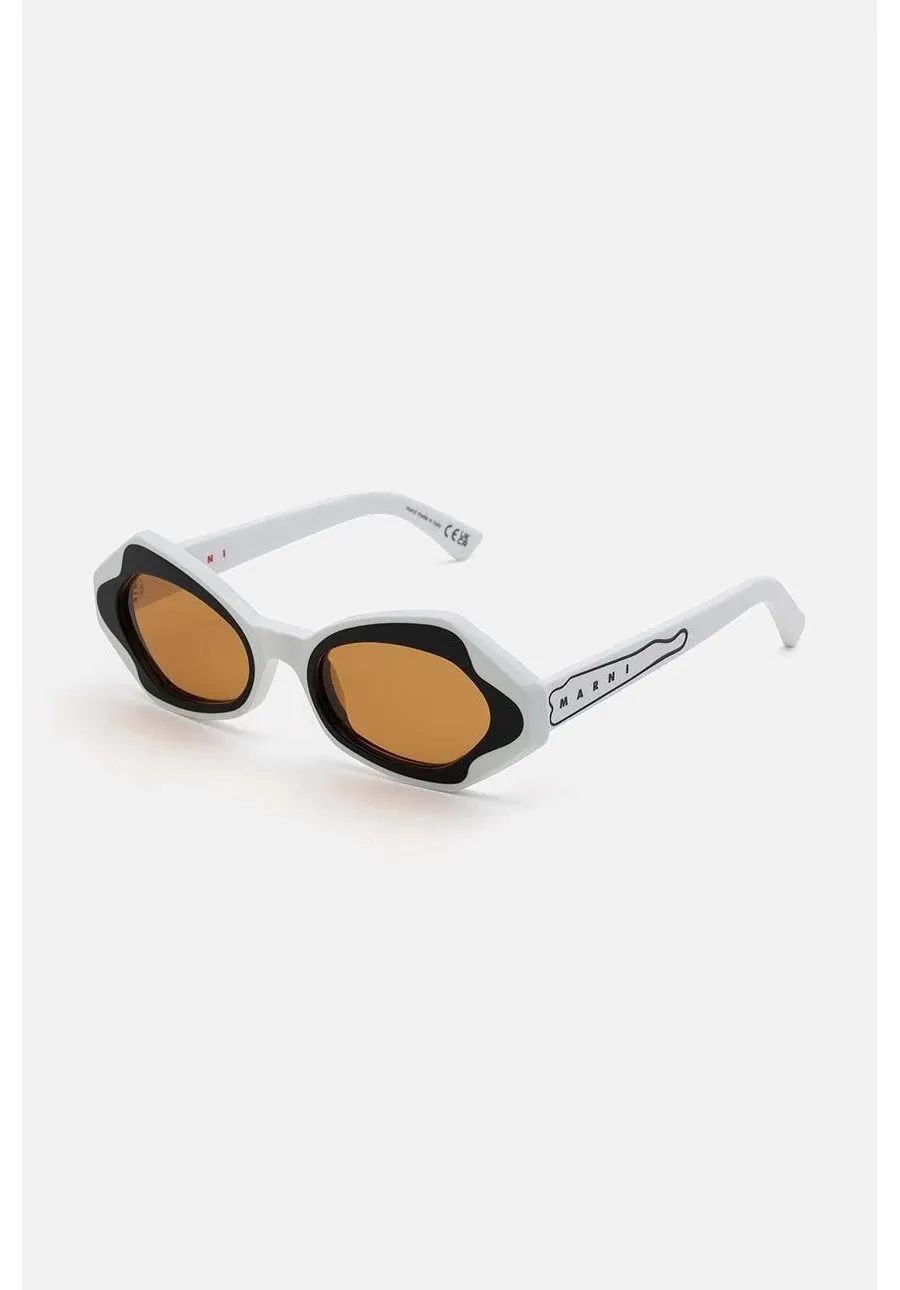 obrazek 1 Marni okulary przeciwsłoneczne Unlahand kolor biały EYMRN00064 003 W9L