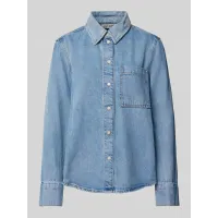 Zdjęcie Bluzka jeansowa z listwą guzikową