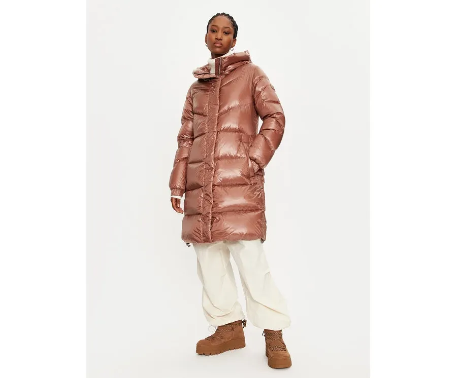 obrazek 1 Woolrich Kurtka puchowa Aliquippa Long CFWWOU0926FRUT3085 Brązowy Regular Fit