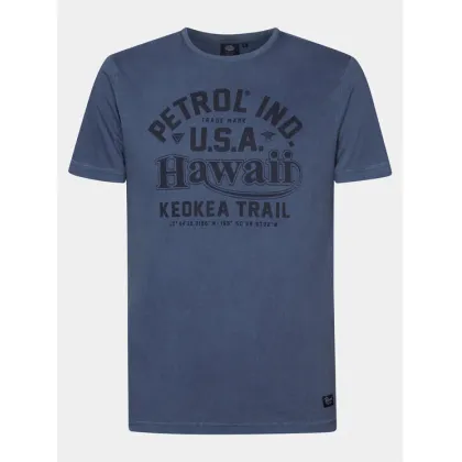 Zdjęcie Petrol Industries T-Shirt M-1040-TSR606 Niebieski Regular Fit