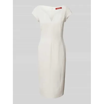 Zdjęcie Sukienka o długości do kolan z dekoltem w serek model ‘VISBY’