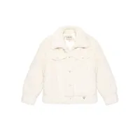 Zdjęcie Guess Kożuch J5YL18 K8BV0 Écru Regular Fit