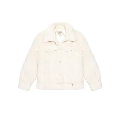 Zdjęcie Guess Kożuch J5YL18 K8BV0 Écru Regular Fit