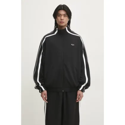 Zdjęcie VETEMENTS kurtka Oval Logo Gym męska kolor czarny przejściowa oversize UA66JA360B