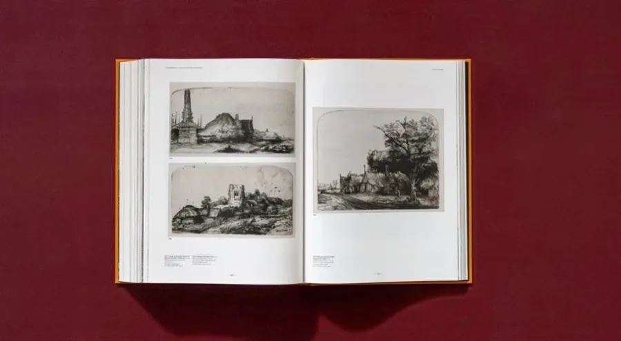 obrazek 20 Książka Rembrandt. The Complete Drawings and Etchings - Taschen