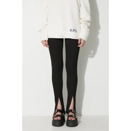 Zdjęcie Rick Owens legginsy slim kolor czarny DS02C5317.SBB