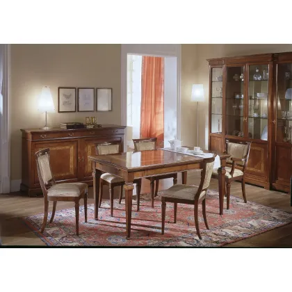 Zdjęcie Elegancki prostokątny stół rozkładany z Włoch