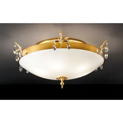 Picture Ceiling lighting in gold color - Masiero