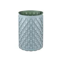 Picture Dubai round woven basket Ø40xH57 cm, pastel blue