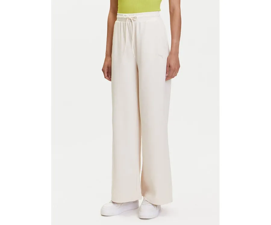 obrazek 1 Puma Spodnie dresowe Her 685061 Beżowy Straight Fit