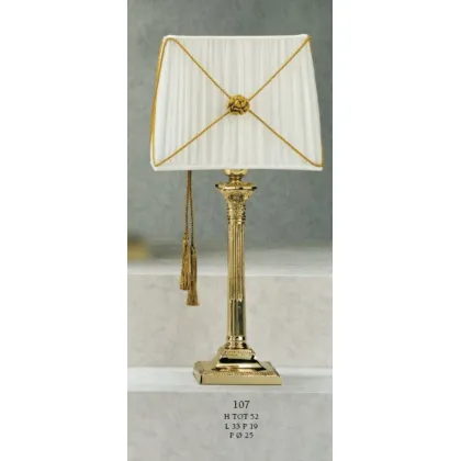 Zdjęcie Lampa Empire z okrągłym kloszem z kości słoniowej - Il Paralume Marina