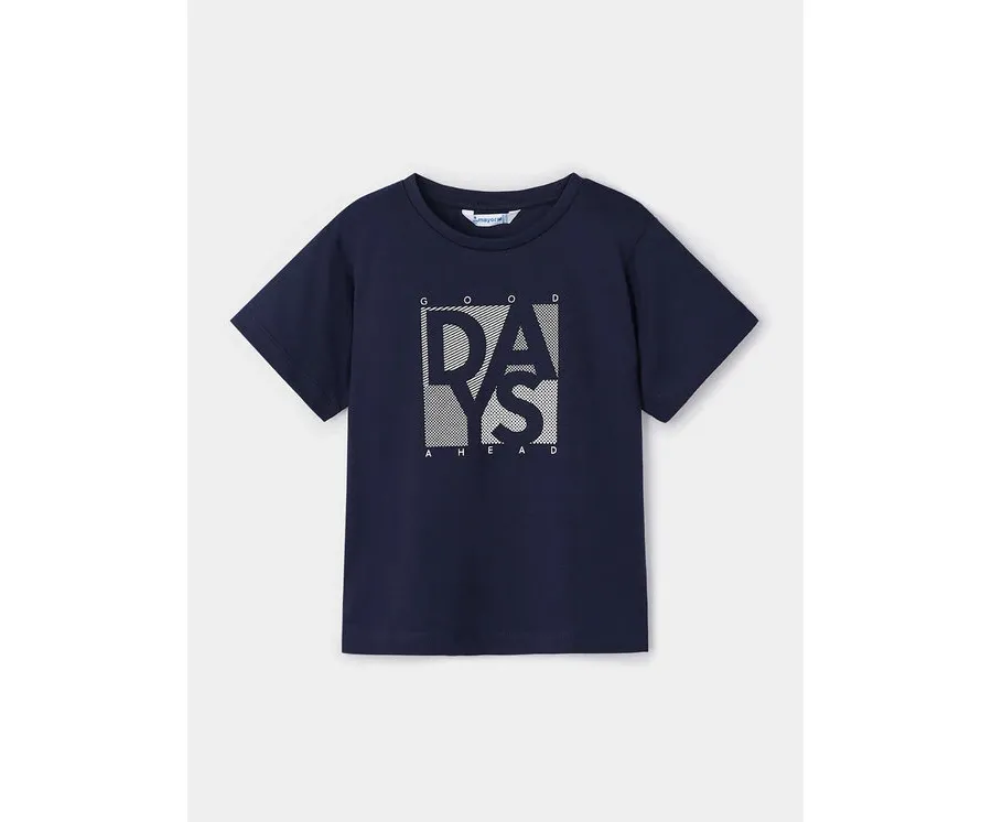 obrazek 1 Mayoral T-Shirt 170 Granatowy Regular Fit