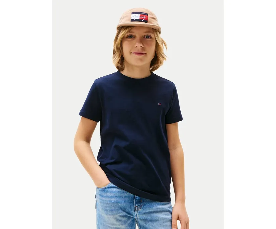 obrazek 1 Tommy Hilfiger T-Shirt Essential KB0KB06879 D Granatowy Regular Fit