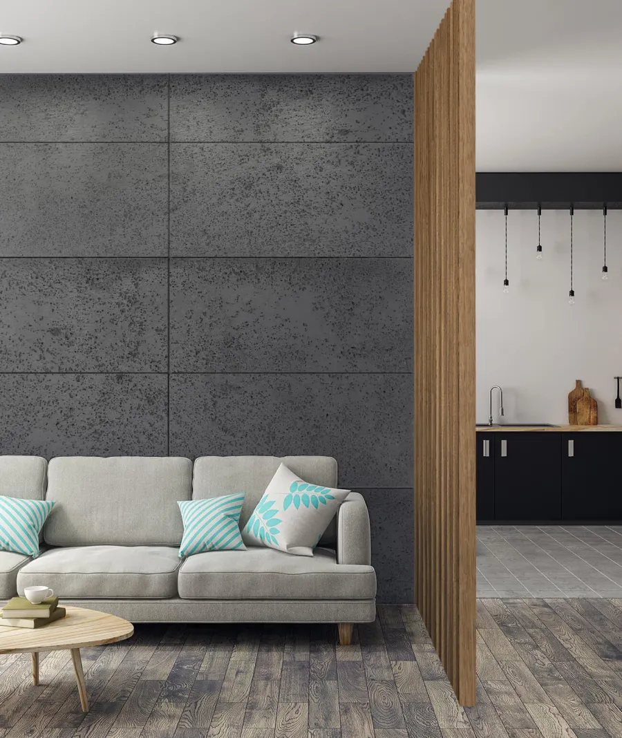 obrazek 1 100x50 cm DS - (antracyt) - płyta beton architektoniczny