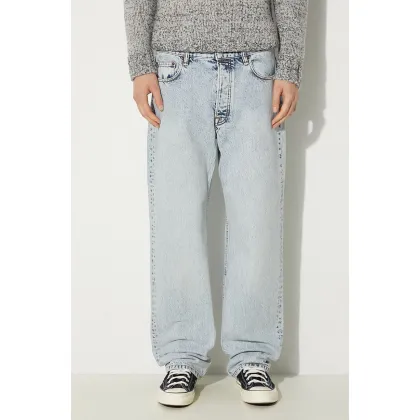 Zdjęcie Wood Wood jeansy bawełniane Al Rigid Denim Straight Fit 12225804.7051-OFFWHIT